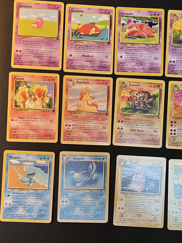 Pokemon Bulk Wotc Card Vintage Card Collection Lot NM-MP, Rare - Read Descriptio