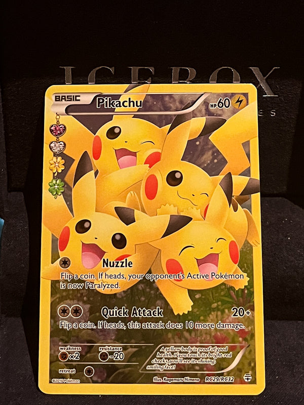 2016 PIKACHU RC29/RC32 Generations Pokemon Full Art Holo