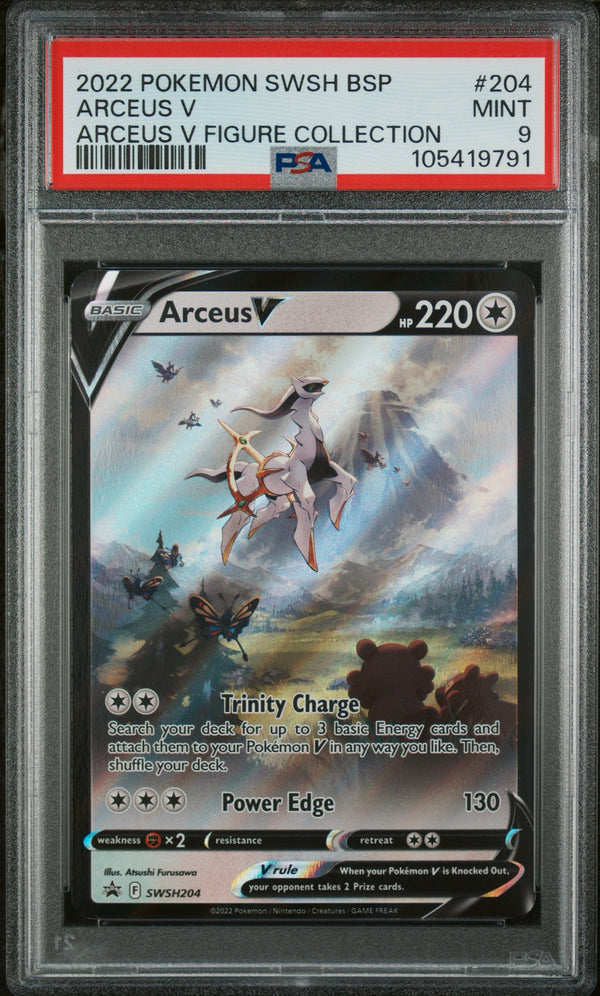 Arceus V SWSH204 SWSH: Sword & Shield Promo Cards Holo 2022 PSA 9