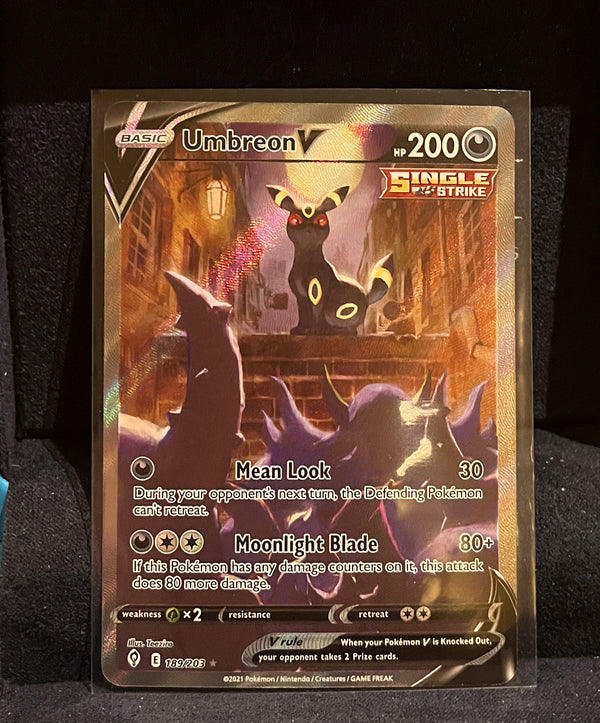 Umbreon V Alt Art Evolving Skies 189/203
