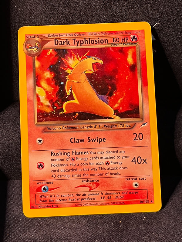 Pokémon TCG Dark Typhlosion Neo Destiny 10/105 Holo Rare