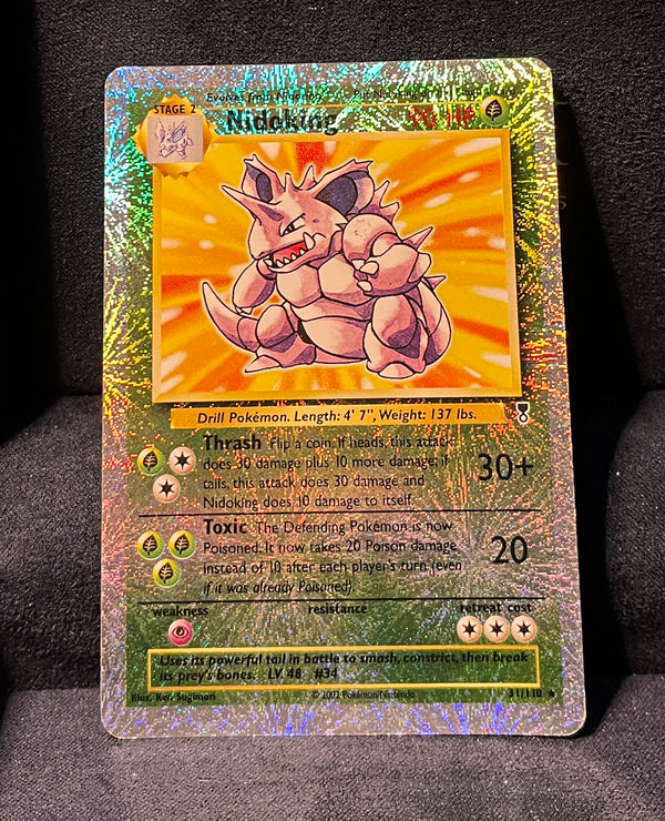 Pokemon Legendary Collection Nidoking 31/110 Reverse Holo Vintage (LP+)