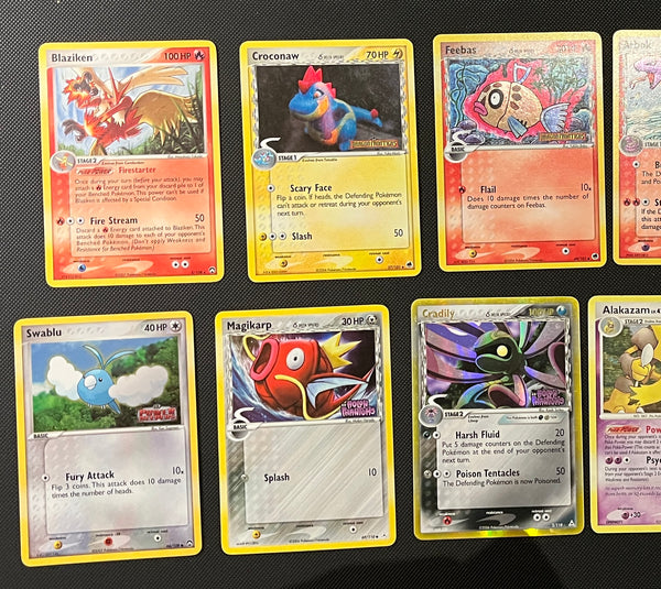 Pokemon Delta Species Reverse Holo Lot STAMPED