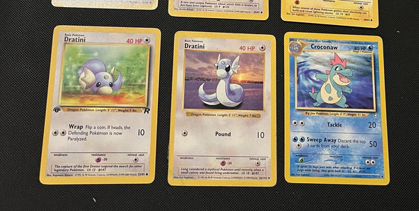 Pokemon Bulk Wotc Card Vintage Card Collection Lot NM-MP, Rare, 1st Ed, Holo