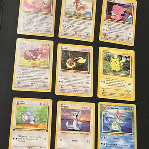 Pokemon Bulk Wotc Card Vintage Card Collection Lot NM-MP, Rare, 1st Ed, Holo