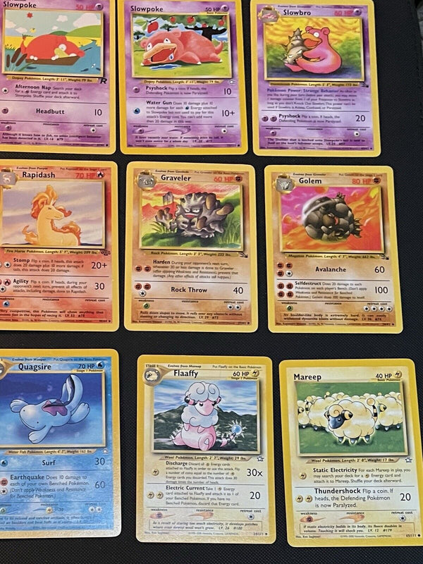 Pokemon Bulk Wotc Card Vintage Card Collection Lot NM-MP, Rare - Read Descriptio