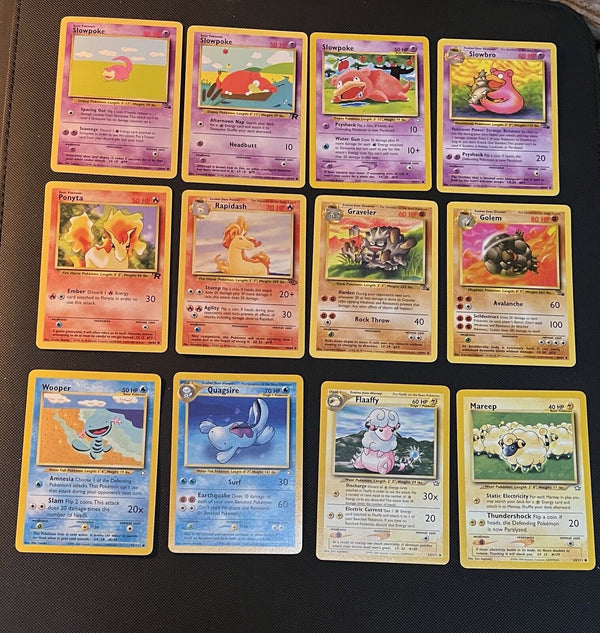 Pokemon Bulk Wotc Card Vintage Card Collection Lot NM-MP, Rare - Read Descriptio