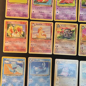 Pokemon Bulk Wotc Card Vintage Card Collection Lot NM-MP, Rare - Read Descriptio