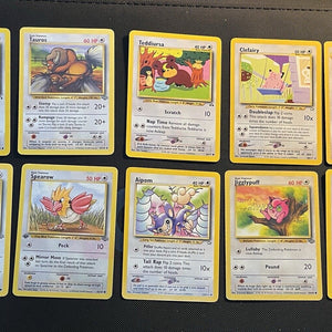 Pokemon Bulk Wotc Card Vintage Card Collection Lot NM-MP, Rare Promo 1st Edition