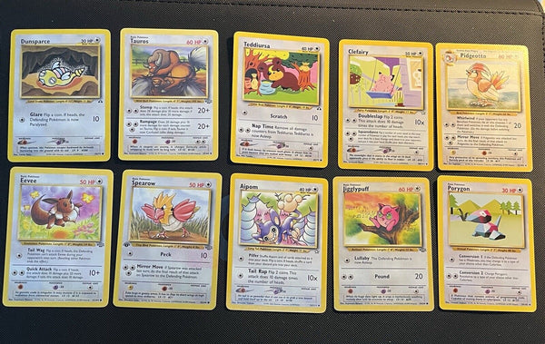 Pokemon Bulk Wotc Card Vintage Card Collection Lot NM-MP, Rare Promo 1st Edition