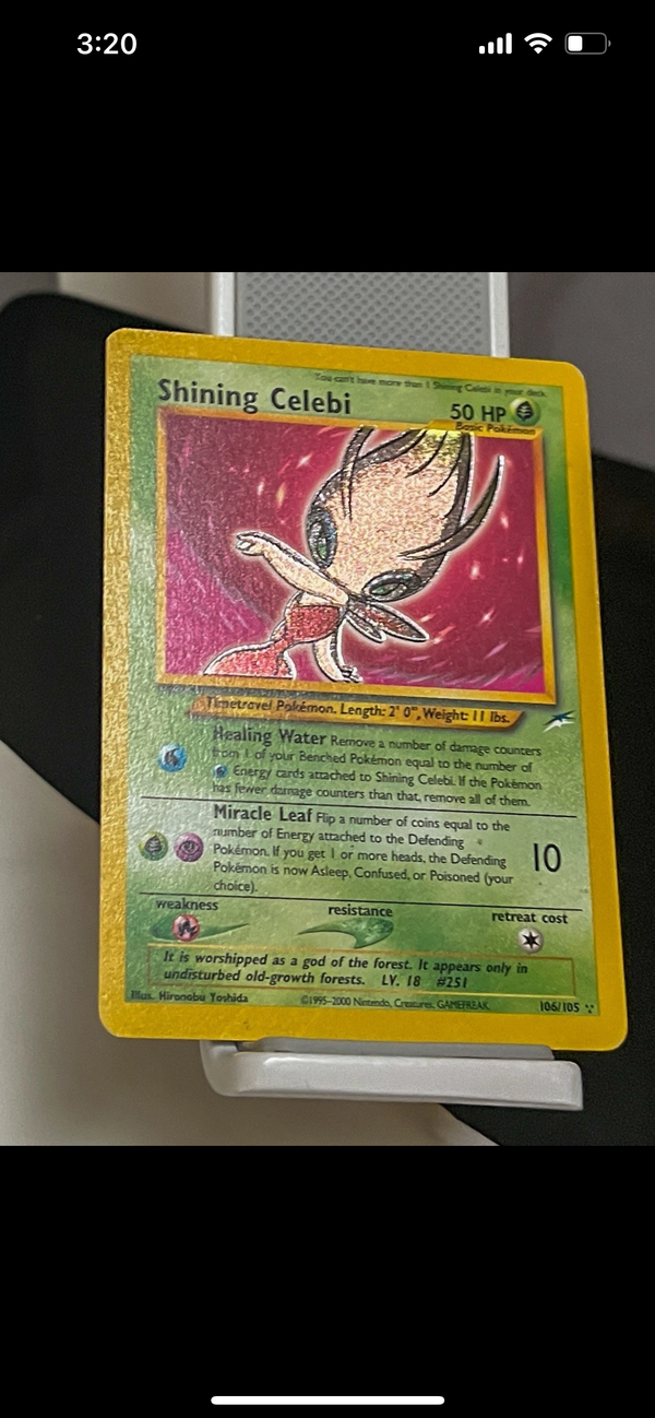 Pokemon Neo Destiny 2002 Shining Celebi 106/105 NM- LP+
