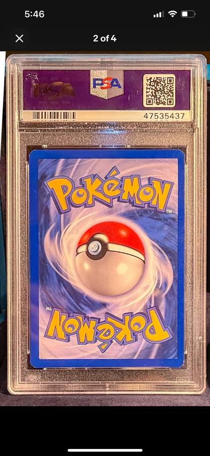 Pokemon 2000 WOTC Neo Revelation 1st Edition: Celebi 3/64 Holo Error! - PSA 9