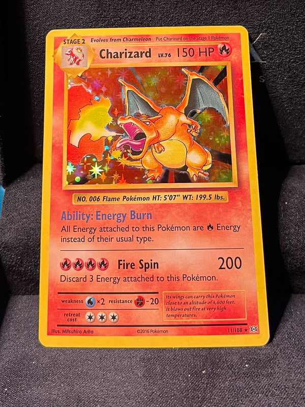 Charizard HOLO RARE 11/108 Pokemon XY Evolutions Holographic Foil