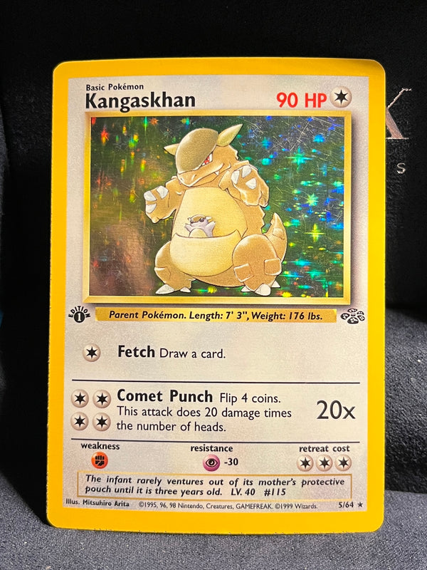 1st Edition Kangaskhan 5/64 Jungle 1999 Holo Rare WOTC Pokémon Card TCG
