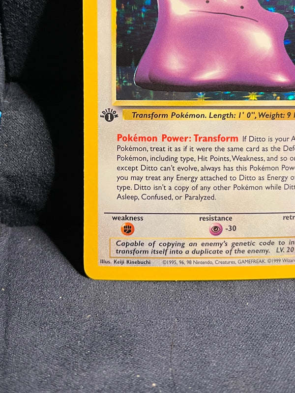 Ditto 3/62 1st Edition Fossil Holo WOTC Rare
