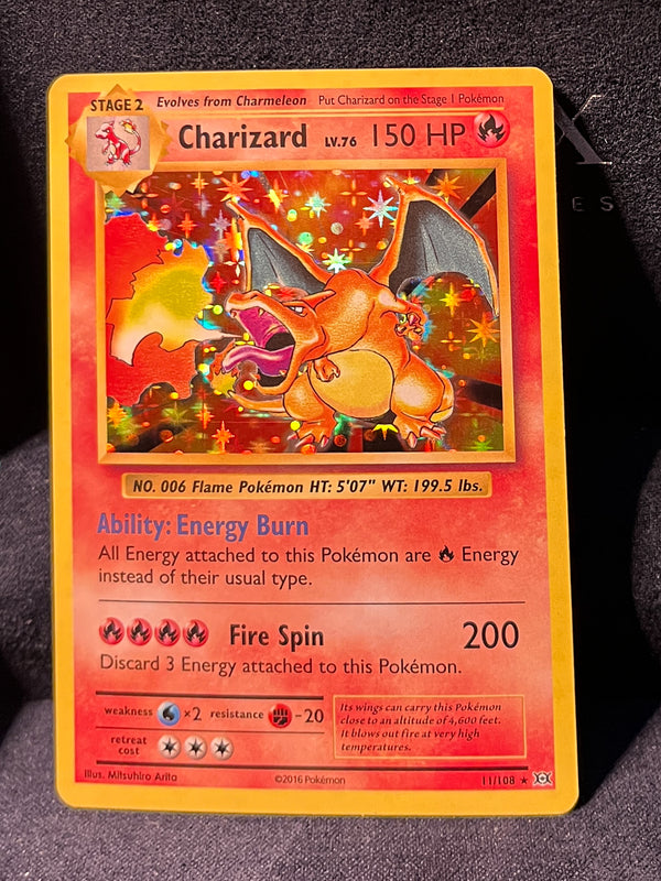 Charizard HOLO RARE 11/108 Pokemon XY Evolutions Holographic Foil
