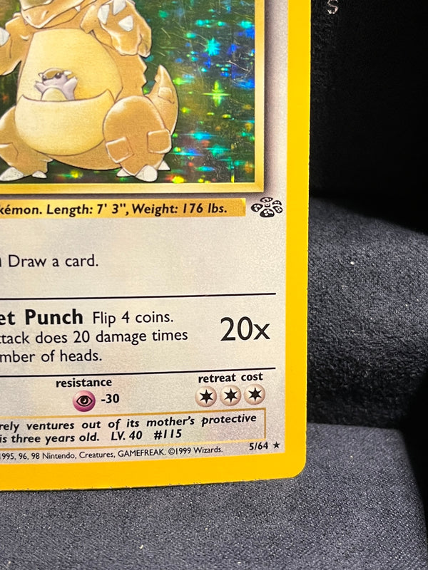 1st Edition Kangaskhan 5/64 Jungle 1999 Holo Rare WOTC Pokémon Card TCG