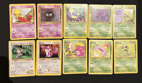 Pokemon Bulk Wotc Card Vintage Card Collection Lot NM-MP, Rare Promo