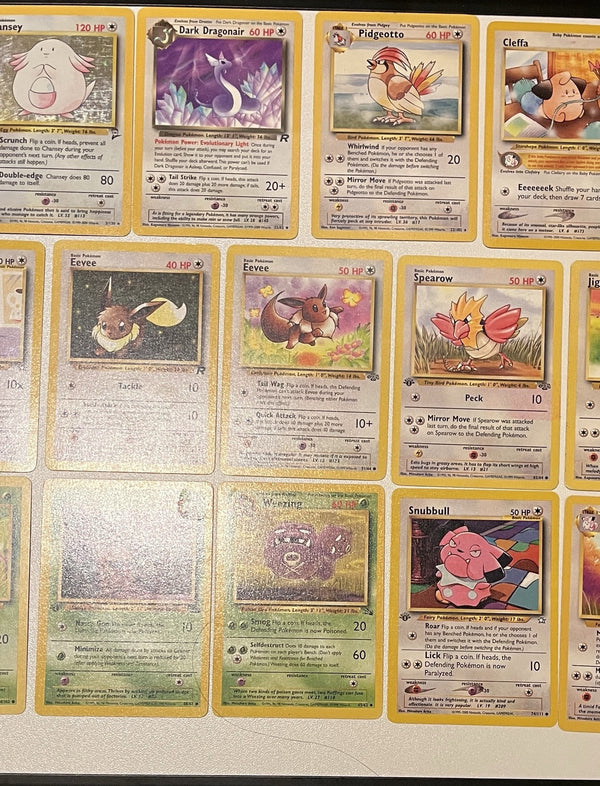 Pokemon Bulk Wotc Card Vintage Card Collection Lot NM-MP, Rare Holo & 1st Ed…