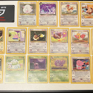Pokemon Bulk Wotc Card Vintage Card Collection Lot NM-MP, Rare Holo & 1st Ed…
