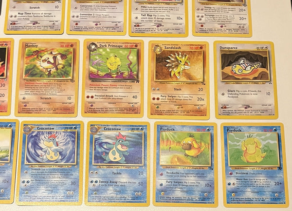 Pokemon Bulk Wotc Card Vintage Card Collection Lot NM-MP, Rare