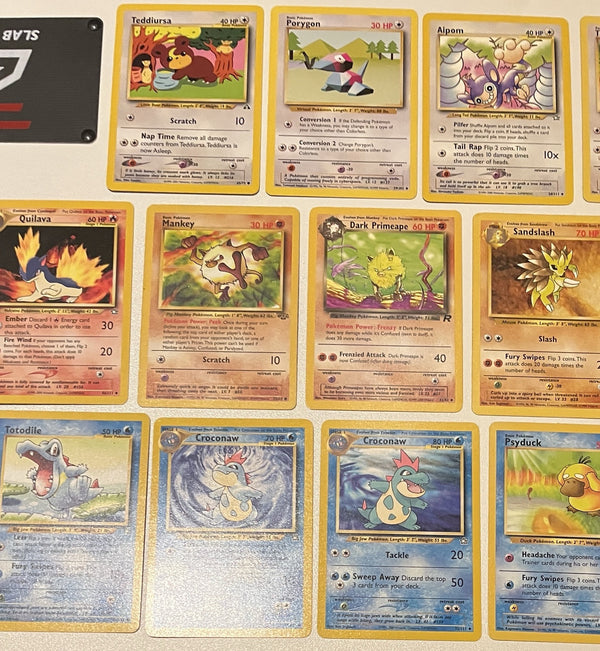 Pokemon Bulk Wotc Card Vintage Card Collection Lot NM-MP, Rare