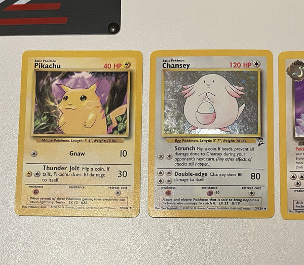 Pokemon Bulk Wotc Card Vintage Card Collection Lot NM-MP, Rare Holo & 1st Ed…