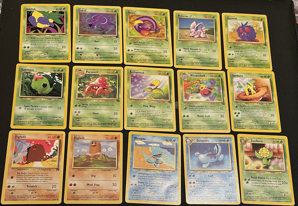 Pokemon Bulk Wotc Card Vintage Card Collection Lot NM-MP, Rare Promo