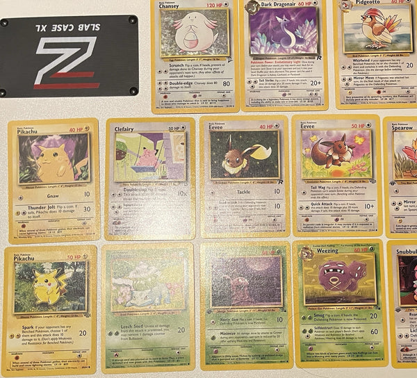 Pokemon Bulk Wotc Card Vintage Card Collection Lot NM-MP, Rare Holo & 1st Ed…